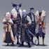 make dnd character, fantasy character, dnd party