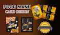 do amazing restaurant modern menu, menu board design