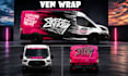 design professional car wrap, van wrap any vehicle wrap