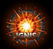 design a dynamic and bold explosion logo