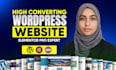 build wordpress website for local service businesses and consultants