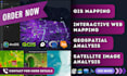 do gis mapping, web gis maps, geospatial and satellite image analysis