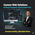develop your custom web app and design your database system