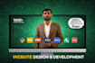 build website, website development, full stack developer, front end developer