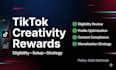help you qualify and earn from tiktok creativity rewards program
