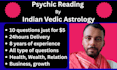 answer your psychic question using indian vedic astrology