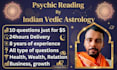 answer your psychic question using indian vedic astrology