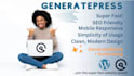 design fast and responsive generatepress modern website with generateblocks pro