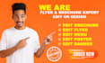 design and edit brochure, flyer within a day