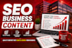 write SEO business content that ranks