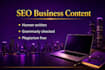 write SEO business content that ranks