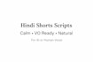 write high retention hindi vo ready scripts for yt shorts