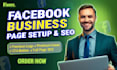 create and optimize facebook business page