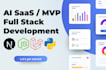 build a full stack nextjs fastapi webapp with ai integration, openai, saas, mvp