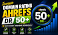 boost domain rating DR 50 plus
