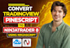 develop and automate ninjatrader, mt4 mt5, tradingview strategy and ctrader bot