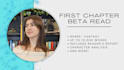 beta read your first chapter and provide detailed feedback