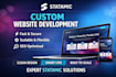 design a custom statamic website with a powerful and flexible cms