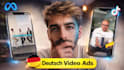create facebook video ads in german