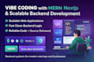 develop a custom web application as full stack developer with react node