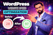 do wordpress speed optimization and improve google pagespeed score