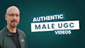 create male testimonial ugc video ads for your brand or service