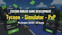 develop custom roblox games with scripts, ui ux, 3d models and game assets