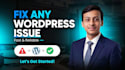 fix wordpress errors, bugs, woocommerce issues and elementor problems fast