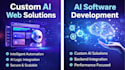 develop custom ai websites and ai powered software