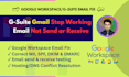 fix google workspace email not sending or receiving issues