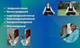 do professional background removal and clean image cut out