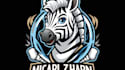 do unique animal zebra mascot logo