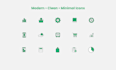 design a unique, simple, and modern custom icons set