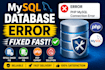 fix PHP mysql database connection errors