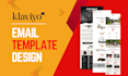 design klaviyo email template newsletter