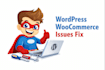 fix wordpress, woocommece, divi, elementor, hosting issues within 24 hours