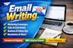 write email and cover letter