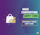 build a high converting shopify store or website