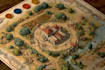 drawn a map o board game in a realistic