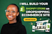 build your shopify store or dropshopping ecommerce site