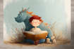 do children book illustration character design children