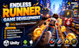 create endless runner game, mobile game and unity game development