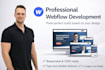 convert your design into a pixelperfect and responsive webflow website