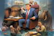 create a political cartoon