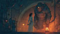 do sci fi horror and fantasy scene concept art illustrations