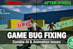 fix unreal engine bugs in blueprints and cpp