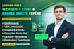 do excel spreadsheet, google sheets, automation, vba, macro, formulas, templates
