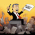 do a political cartoon art