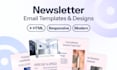 design a minimal newsletter template