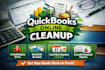 do quickbooks online cleanup and fix messy bookkeeping
